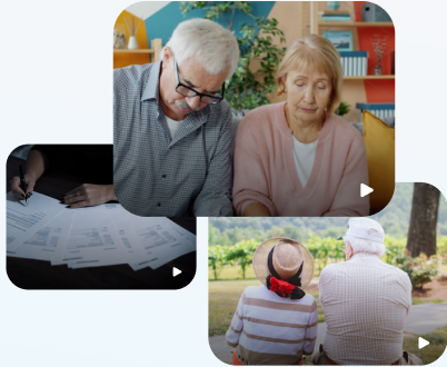 Seniors watching Medicare explainer videos